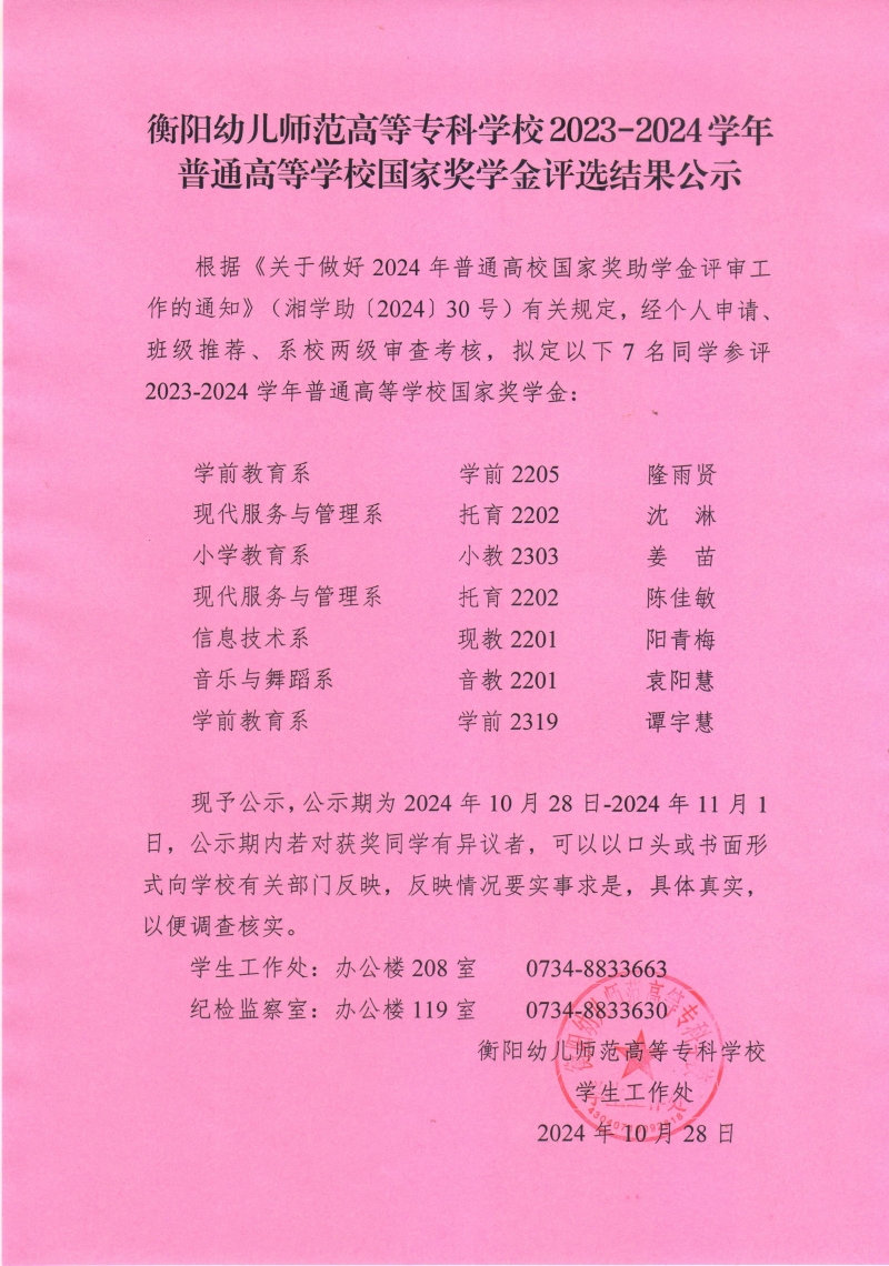 2023-2024学年普通高等学校国家奖学金评选结果公示——买球赛的app官网.jpeg